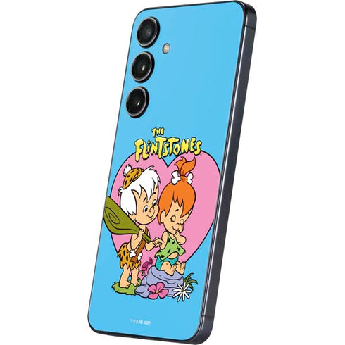 The Flinstones Bamm-Bamm and Pebbles Galaxy S24 Plus Skin
