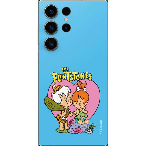 The Flinstones Bamm-Bamm and Pebbles Galaxy S25 Ultra Skin