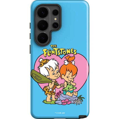 The Flinstones Bamm-Bamm and Pebbles Galaxy S26 Ultra Impact Case