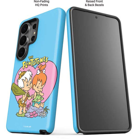 The Flinstones Bamm-Bamm and Pebbles Galaxy S26 Ultra Impact Case