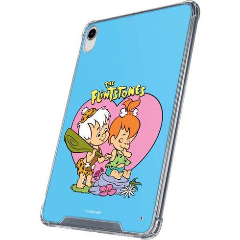 The Flinstones Bamm-Bamm and Pebbles iPad 11th Gen (2025) Clear Case
