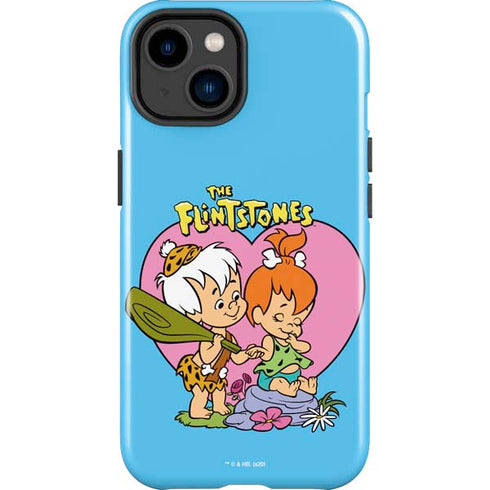 The Flinstones Bamm-Bamm and Pebbles iPhone 15 Impact Case
