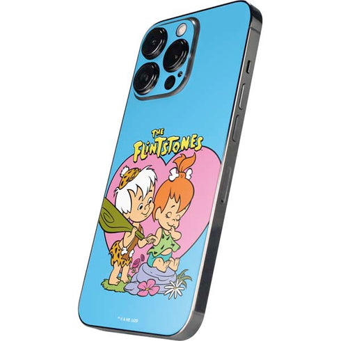 The Flinstones Bamm-Bamm and Pebbles iPhone 15 Pro Max Skin