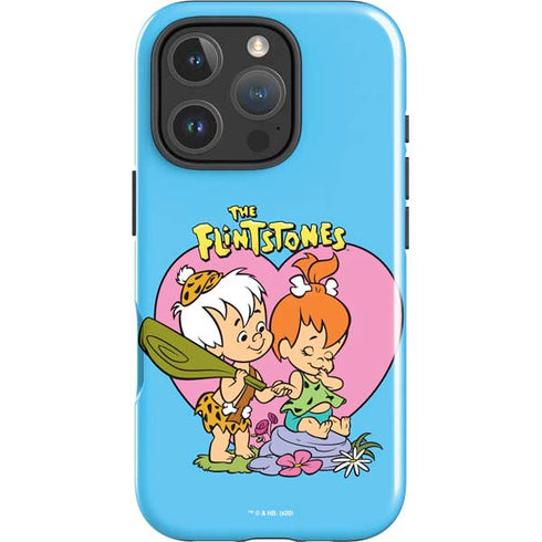 The Flinstones Bamm-Bamm and Pebbles iPhone 16 Pro Impact Case