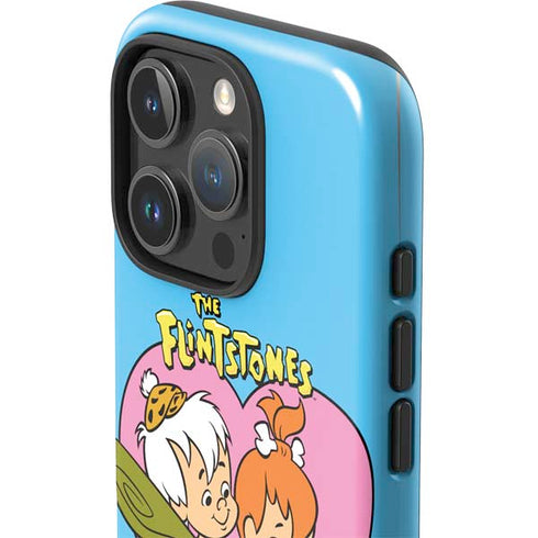 The Flinstones Bamm-Bamm and Pebbles iPhone 16 Pro Max Impact Case