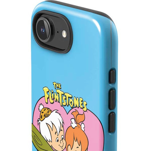 The Flinstones Bamm-Bamm and Pebbles iPhone 16e Impact Case