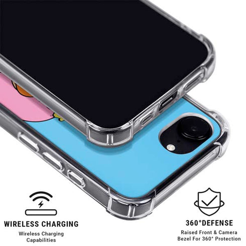 The Flinstones Bamm-Bamm and Pebbles iPhone 16e MagSafe Case