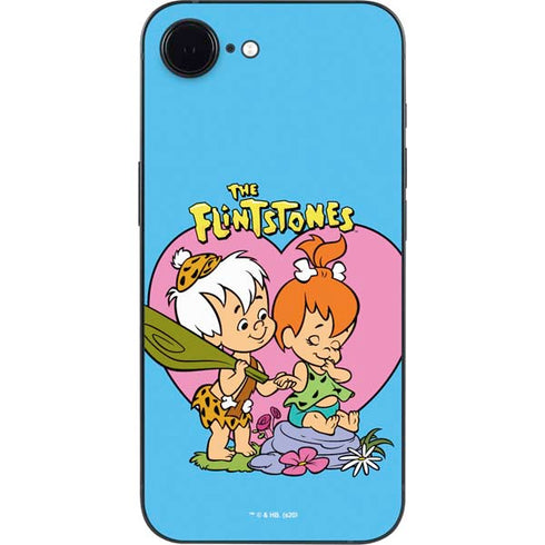 The Flinstones Bamm-Bamm and Pebbles iPhone 16e Skin