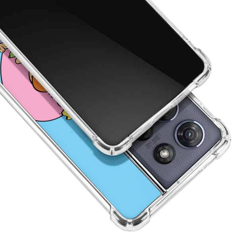 The Flinstones Bamm-Bamm and Pebbles Moto G 5G (2025) Clear Case