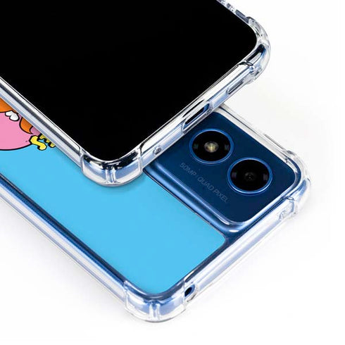 The Flinstones Bamm-Bamm and Pebbles Moto G Play 4G (2024) Clear Case