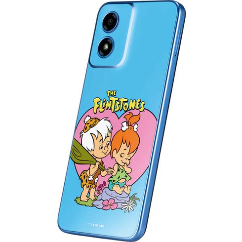 The Flinstones Bamm-Bamm and Pebbles Moto G Play 4G (2024) Skin