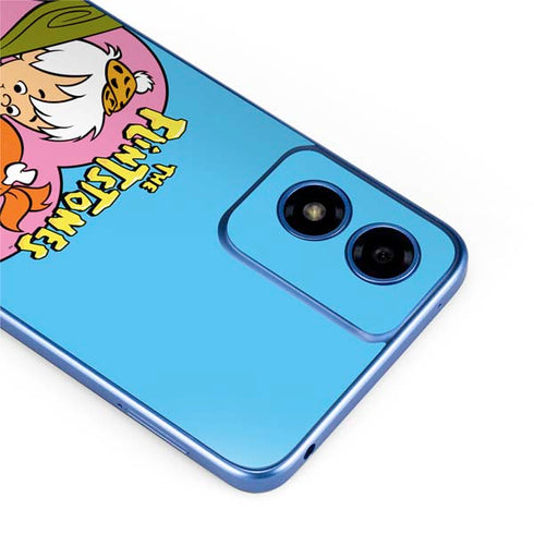The Flinstones Bamm-Bamm and Pebbles Moto G Play 4G (2024) Skin