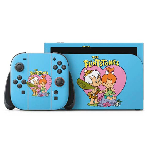 The Flinstones Bamm-Bamm and Pebbles Nintendo Switch 2 (2025) with Joy-Con Skin
