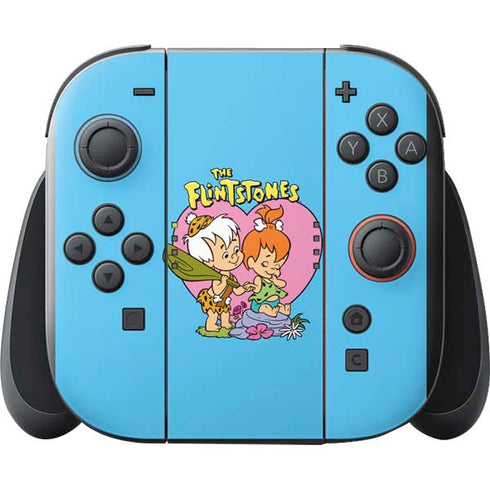The Flinstones Bamm-Bamm and Pebbles Nintendo Switch 2 (2025) with Joy-Con Skin