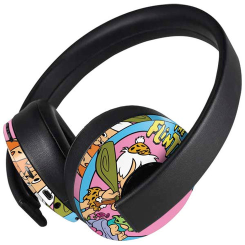 The Flinstones Bamm-Bamm and Pebbles PlayStation 4 Gold Wireless Headset Skin