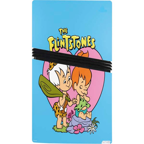 The Flinstones Bamm-Bamm and Pebbles PS5 Pro Console Skin