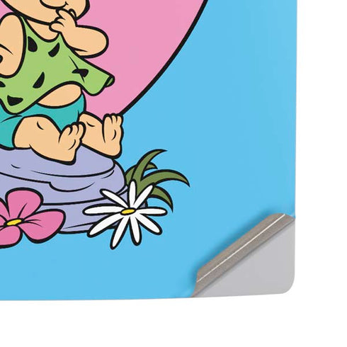 The Flinstones Bamm-Bamm and Pebbles PS5 Pro Disk Console Skin