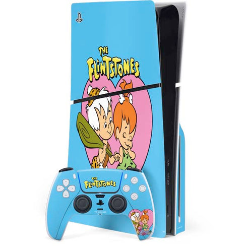 The Flinstones Bamm-Bamm and Pebbles PlayStation PS5 Skins