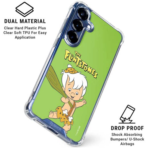 The Flinstones Bamm-Bamm Rubble Galaxy S25 Clear Case