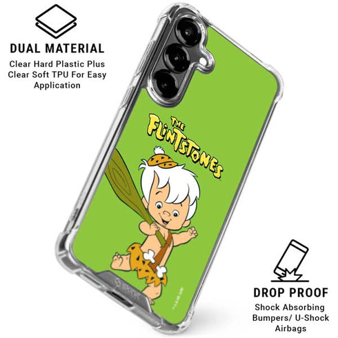 The Flinstones Bamm-Bamm Rubble Galaxy S26 Clear Case