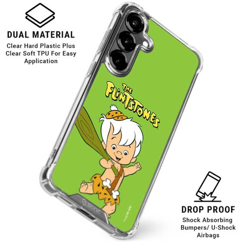 The Flinstones Bamm-Bamm Rubble Galaxy S26 Plus Clear Case