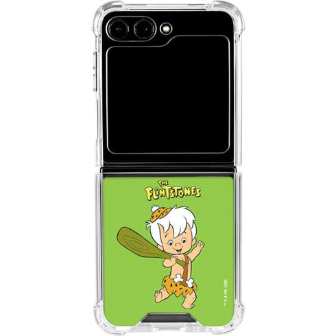 The Flinstones Bamm-Bamm Rubble Galaxy Z Flip6 Clear Case