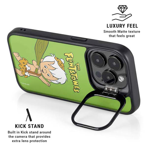 The Flinstones Bamm-Bamm Rubble iPhone 16 Pro Max Kickstand Case