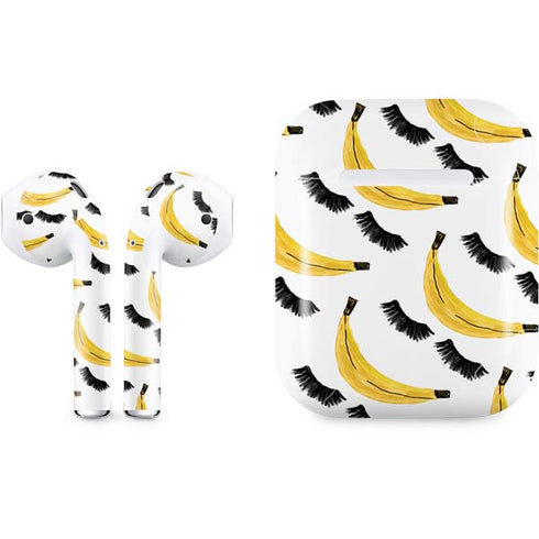 Bouffants and Broken Hearts Banana Lash Apple AirPods Skin