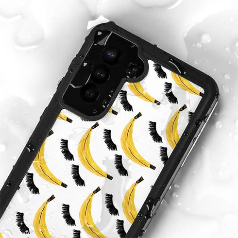Bouffants and Broken Hearts Banana Lash Galaxy S24 Plus Waterproof Case