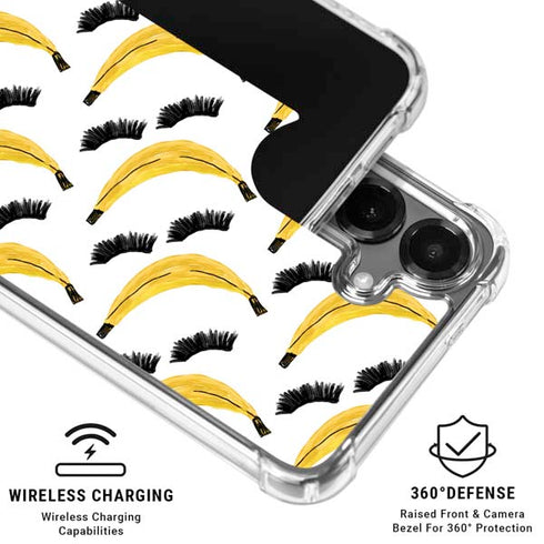 Bouffants and Broken Hearts Banana Lash Galaxy S26 Clear Case