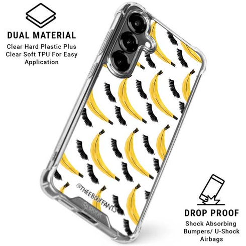 Bouffants and Broken Hearts Banana Lash Galaxy S26 Plus Clear Case