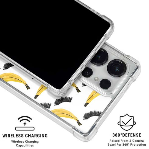 Bouffants and Broken Hearts Banana Lash Galaxy S26 Ultra Clear Case