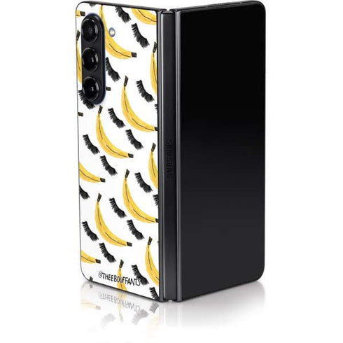 Bouffants and Broken Hearts Banana Lash Galaxy Z Fold5 5G Skin