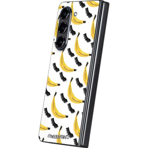 Bouffants and Broken Hearts Banana Lash Galaxy Z Fold5 5G Skin