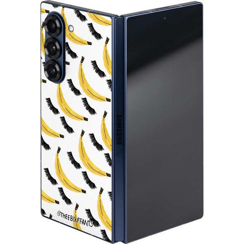 Bouffants and Broken Hearts Banana Lash Galaxy Z Fold6 Skin