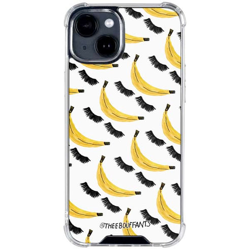 Bouffants and Broken Hearts Banana Lash iPhone 15 Clear Case