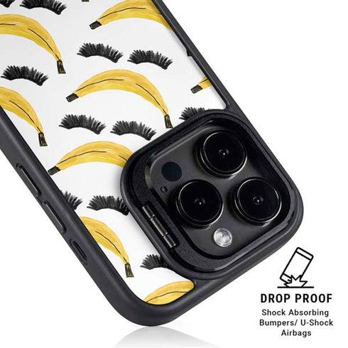 Bouffants and Broken Hearts Banana Lash iPhone 15 Pro Max Kickstand Case