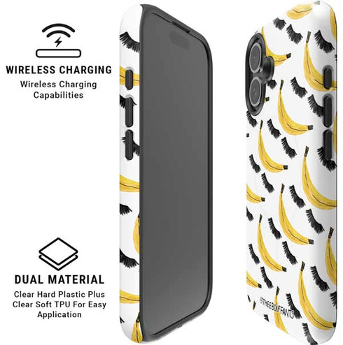 Bouffants and Broken Hearts Banana Lash iPhone 16 Magsafe Impact Case