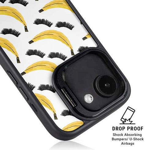 Bouffants and Broken Hearts Banana Lash iPhone 16e Kickstand Case
