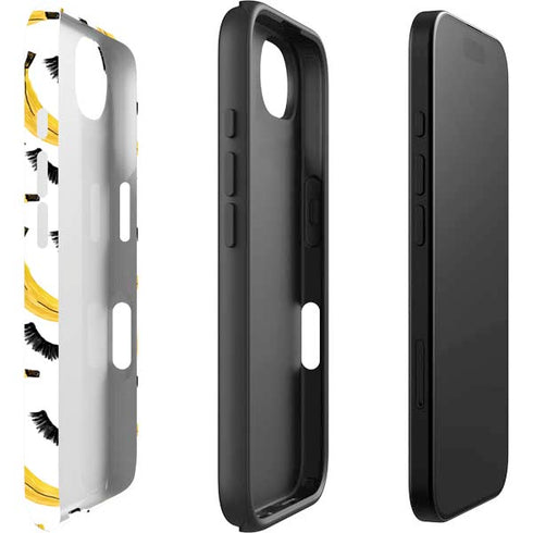Bouffants and Broken Hearts Banana Lash iPhone 16e Impact Case