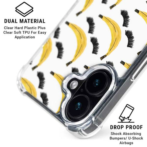 Bouffants and Broken Hearts Banana Lash iPhone 17 Clear Case