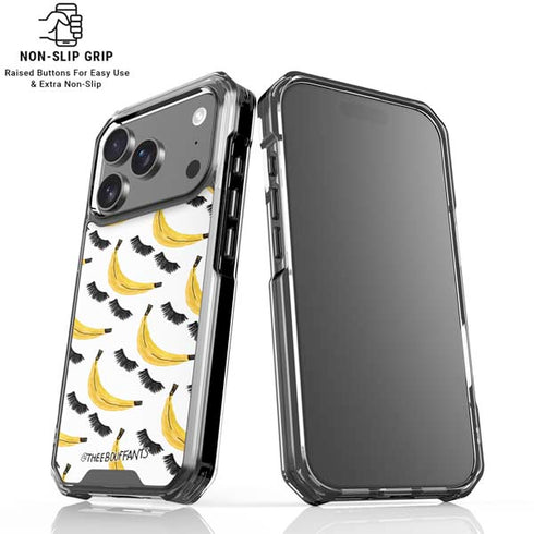 Bouffants and Broken Hearts Banana Lash iPhone 18 Pro Clear Case