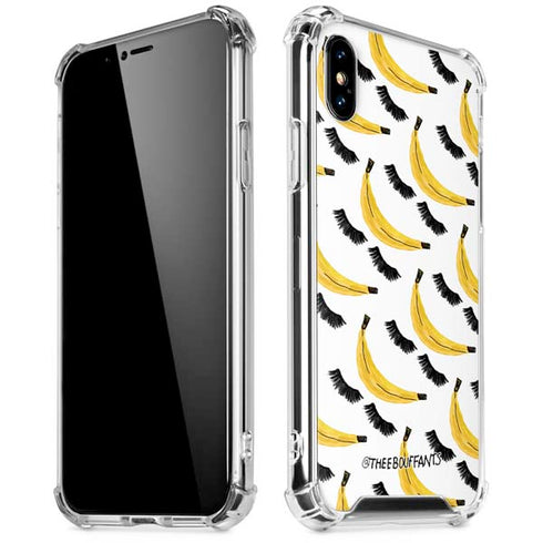 Bouffants and Broken Hearts Banana Lash iPhone X/XS Clear Case