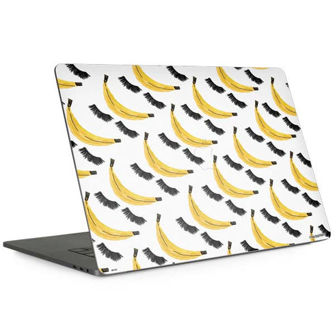 Bouffants and Broken Hearts Banana Lash MacBook Skins