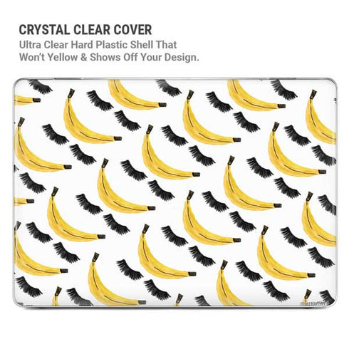 Bouffants and Broken Hearts Banana Lash MacBook Cases