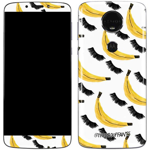 Bouffants and Broken Hearts Banana Lash Moto E5 Plus Skin