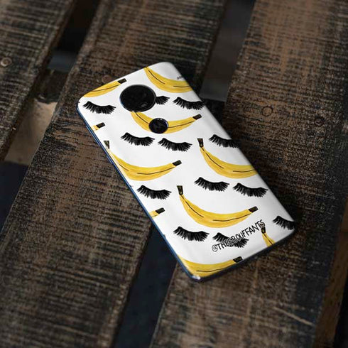 Bouffants and Broken Hearts Banana Lash Moto E5 Plus Skin