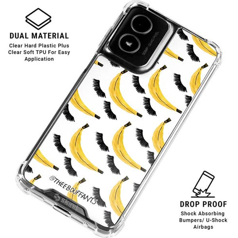 Bouffants and Broken Hearts Banana Lash Moto G Power 5G (2024) Clear Case