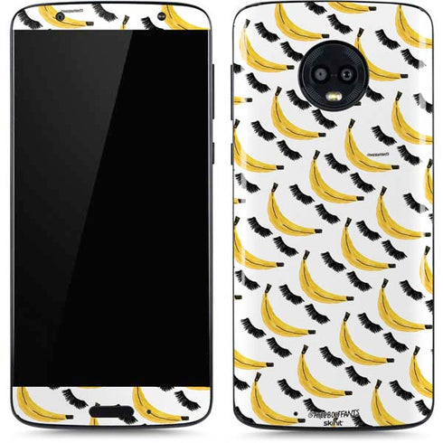 Bouffants and Broken Hearts Banana Lash Moto G6 Skin