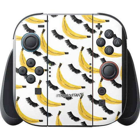 Bouffants and Broken Hearts Banana Lash Nintendo Switch 2 (2025) with Joy-Con Skin